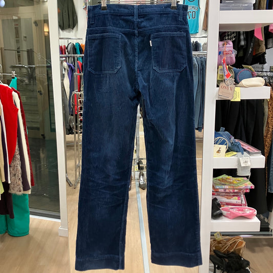 levis '90s pantaloni in velluto a coste blu navy