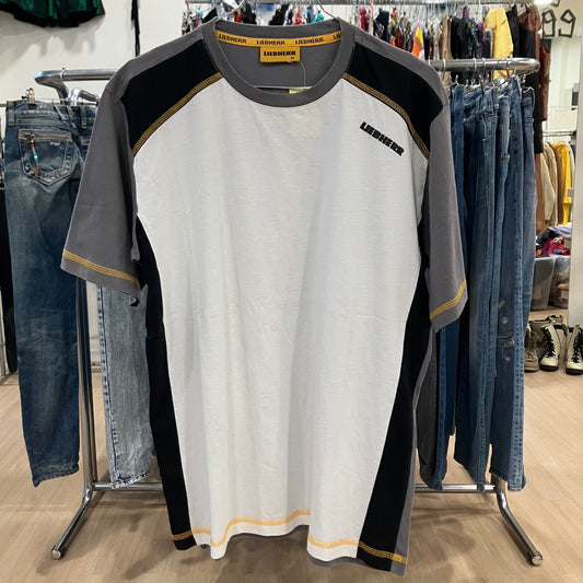 liebherr white grey utility tee