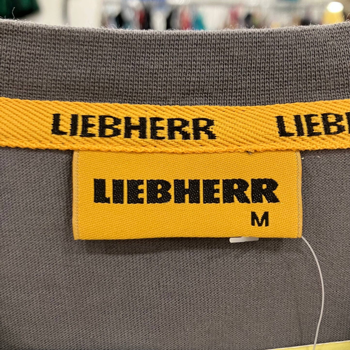 liebherr white grey utility tee