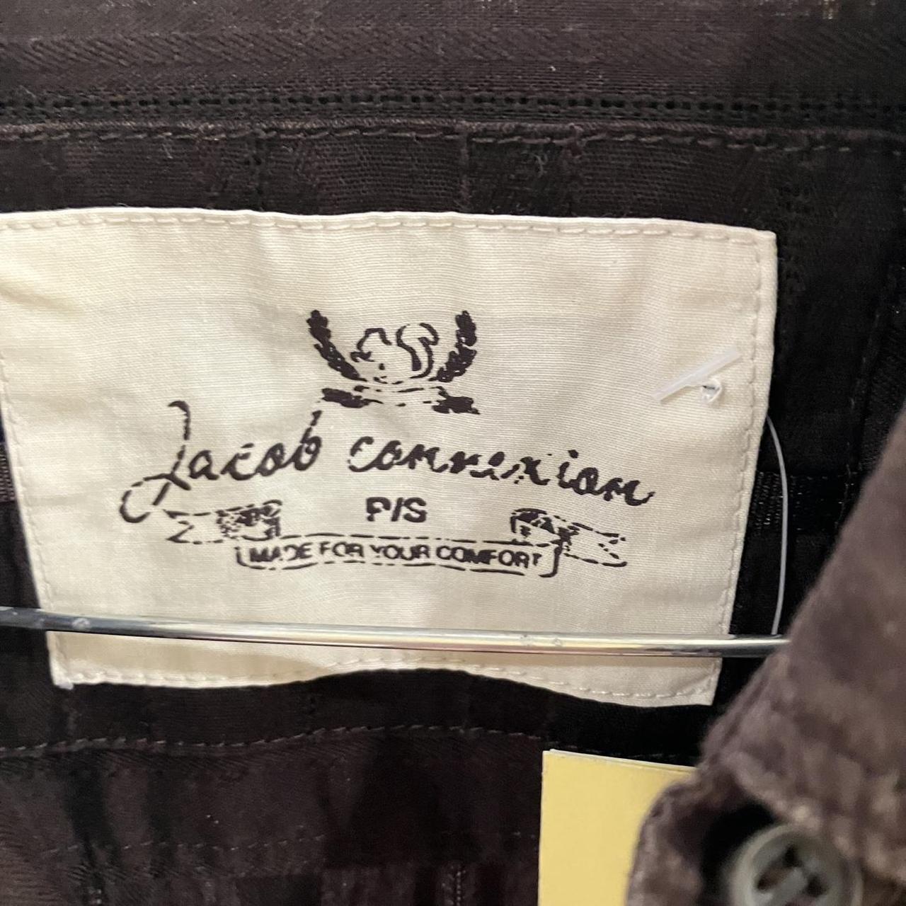 Jacob Connexion dark brown button-up shirt