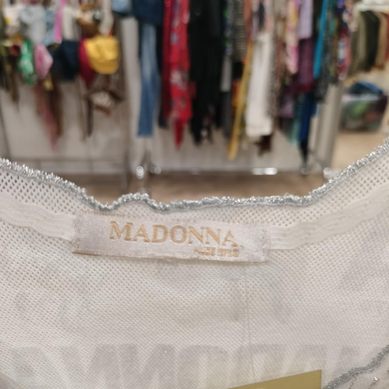 Gilet bianco argento da donna