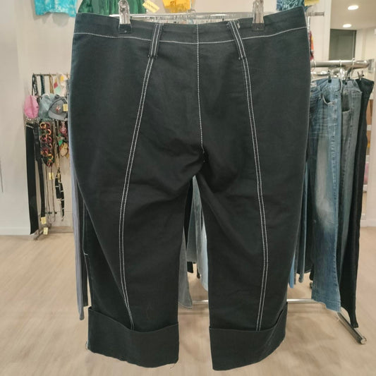 Jeans neri e bianchi da donna