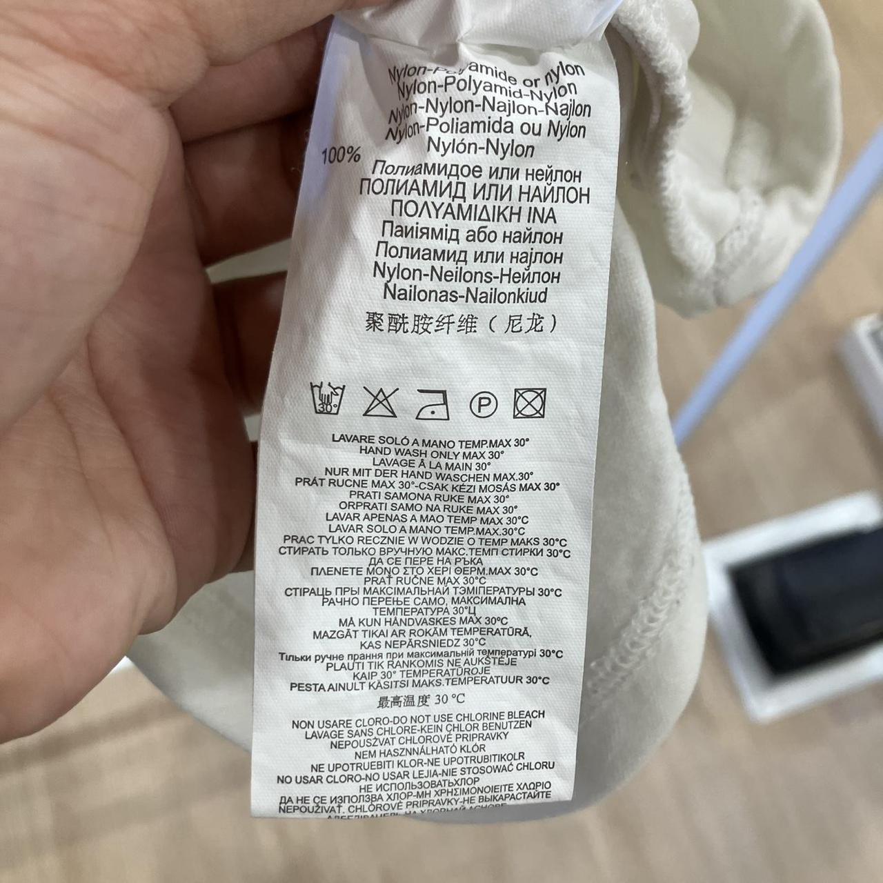 white mesh long sleeve top