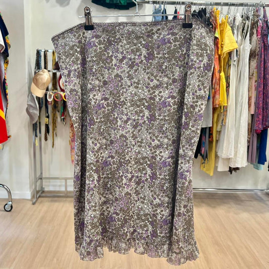 Gonne marroni grigie da donna